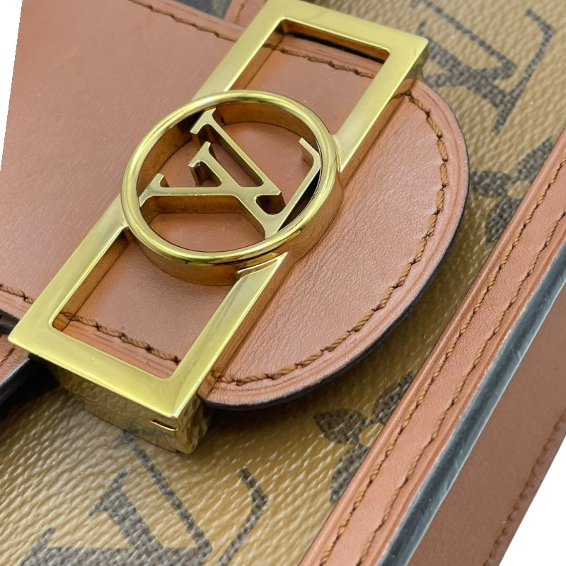 ルイ・ヴィトン LOUIS VUITTON ポルトフォイユ・ドーフィーヌ M68746 ブラウン モノグラム・リバースキャンバス レディース ショルダーバッグ