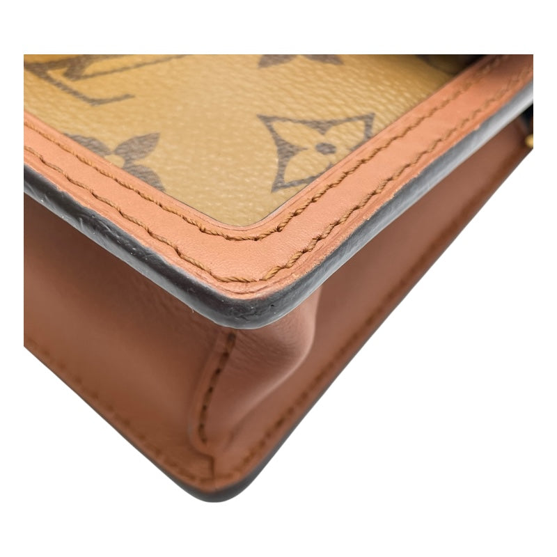 ルイ・ヴィトン LOUIS VUITTON ポルトフォイユ・ドーフィーヌ M68746 ブラウン モノグラム・リバースキャンバス レディース ショルダーバッグ
