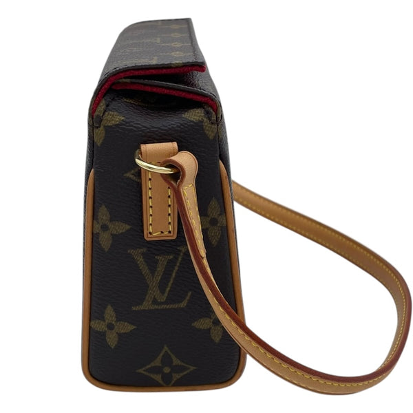 ルイ・ヴィトン LOUIS VUITTON レシタル M51900 ブラウン モノグラムキャンバス レディース ハンドバッグ