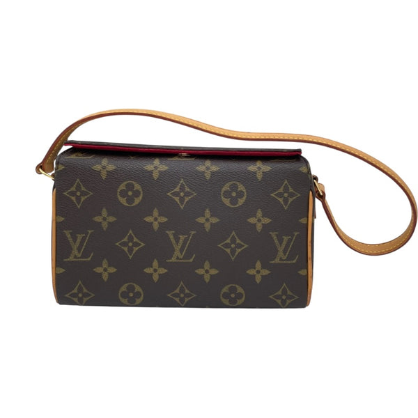 ルイ・ヴィトン LOUIS VUITTON レシタル M51900 ブラウン モノグラムキャンバス レディース ハンドバッグ