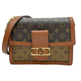 ルイ・ヴィトン LOUIS VUITTON ドーフィーヌ MM M45958 ブラウン モノグラム・リバース レディース ショルダーバッグ