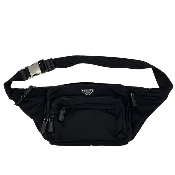 プラダ PRADA ボディバッグ ブラック SV金具 ナイロン メンズ ボディバッグ