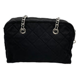 プラダ PRADA インプント チェーンショルダーバック 1BB903 ブラック キルティングナイロン レディース トートバッグ