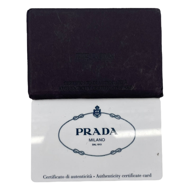 プラダ PRADA インプント チェーンショルダーバック 1BB903 ブラック キルティングナイロン レディース トートバッグ