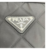 プラダ PRADA インプント チェーンショルダーバック 1BB903 ブラック キルティングナイロン レディース トートバッグ