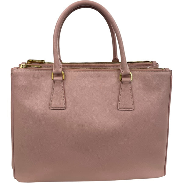 プラダ PRADA ガレリア ミディアム 1BA274 ピンク サフィアーノレザー レディース ハンドバッグ