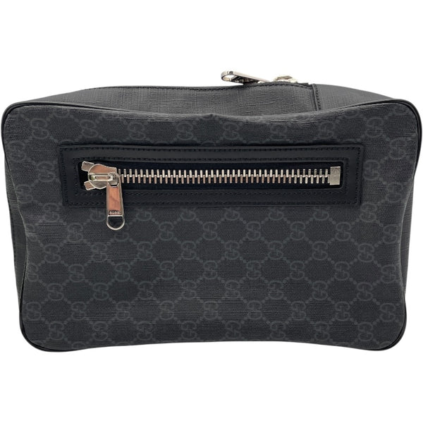グッチ GUCCI ボディバッグ 473325 ブラック GGスプリーム メンズ ボディバッグ