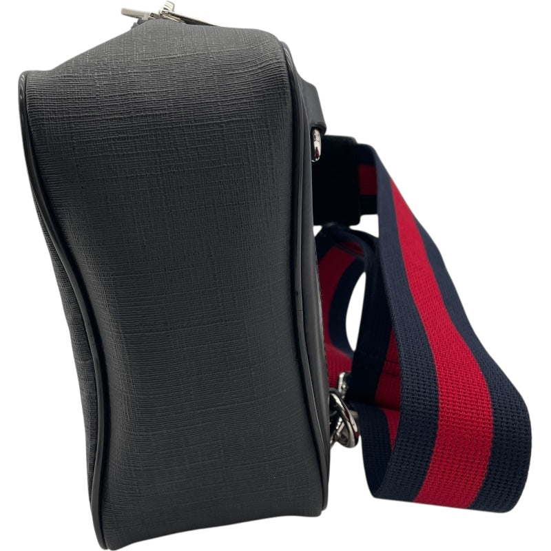 グッチ GUCCI ボディバッグ 473325 ブラック GGスプリーム メンズ ボディバッグ