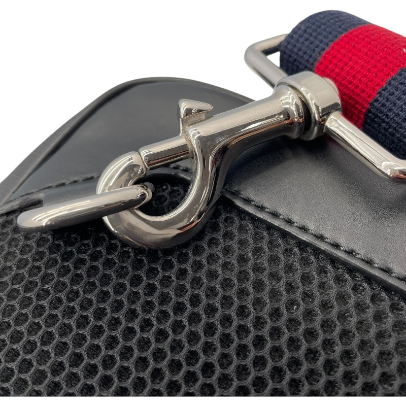 グッチ GUCCI ボディバッグ 473325 ブラック GGスプリーム メンズ ボディバッグ