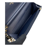 シャネル CHANEL CCフィリグリーチェーンバッグ A93340 25番台 ネイビー キャビアスキン レディース ショルダーバッグ
