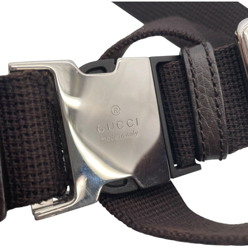 グッチ GUCCI ウエストボディバッグ 630915 ブラウン GGキャンバス メンズ ボディバッグ