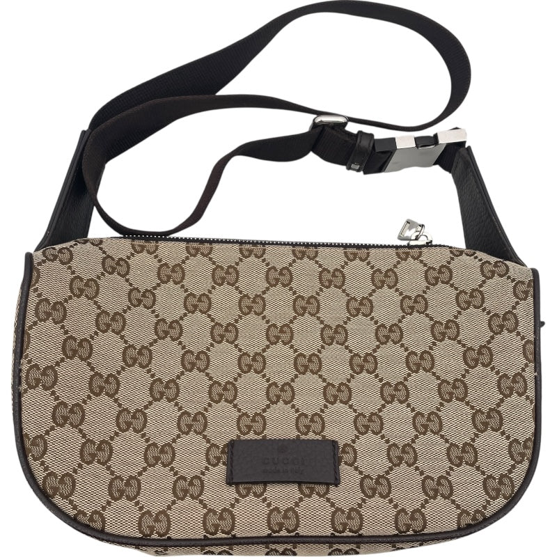 グッチ GUCCI ウエストボディバッグ 630915 ブラウン GGキャンバス メンズ ボディバッグ