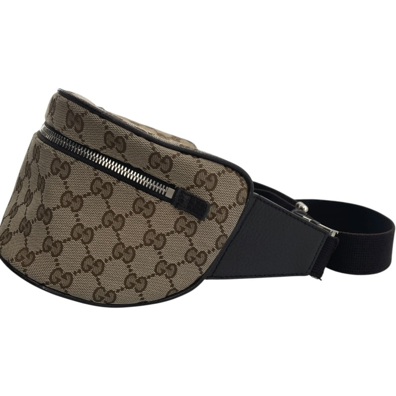 グッチ GUCCI ウエストボディバッグ 630915 ブラウン GGキャンバス メンズ ボディバッグ