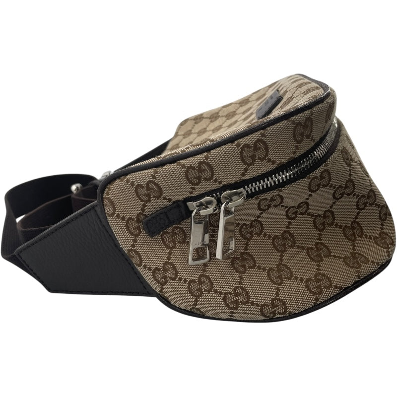 グッチ GUCCI ウエストボディバッグ 630915 ブラウン GGキャンバス メンズ ボディバッグ