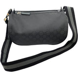 グッチ GUCCI GGナイロン ウエストバッグ 449182 ブラック GGナイロン メンズ ボディバッグ