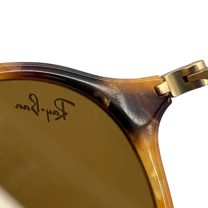 レイバン Ray Ban サングラス RB2447-F/49□21 ブラウン プラスチック ユニセックス サングラス