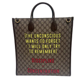 グッチ GUCCI GGスプリーム チェリープリント トートバッグ 703264 ブラウン GGスプリームキャンバス/レザー ユニセックス トートバッグ
