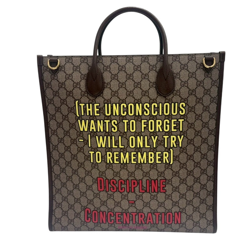 グッチ GUCCI GGスプリーム チェリープリント トートバッグ 703264 ブラウン GGスプリームキャンバス/レザー ユニセックス トートバッグ