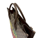グッチ GUCCI GGスプリーム チェリープリント トートバッグ 703264 ブラウン GGスプリームキャンバス/レザー ユニセックス トートバッグ