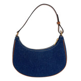 セリーヌ CELINE アヴァバッグ 193952 ブルー　ゴールド金具 デニムジャンバス レディース ショルダーバッグ