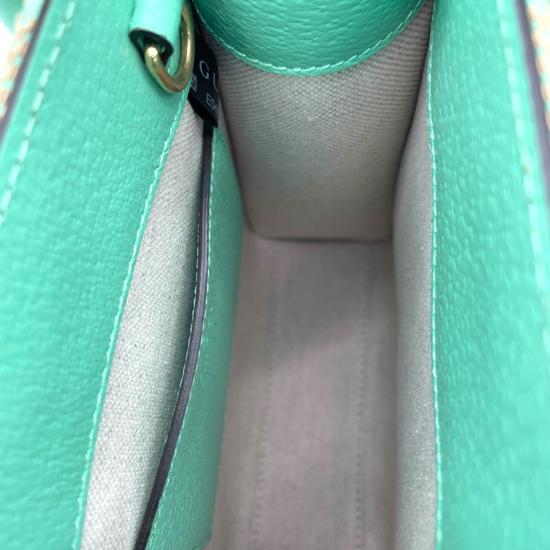 グッチ GUCCI ジャンボGG ミニトート 671623 グリーン/ベージュ ジャンボGGキャンバス レディース ショルダーバッグ