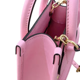 グッチ GUCCI ミニトート ばなにゃコラボ 671623 ピンク レザー レディース ショルダーバッグ