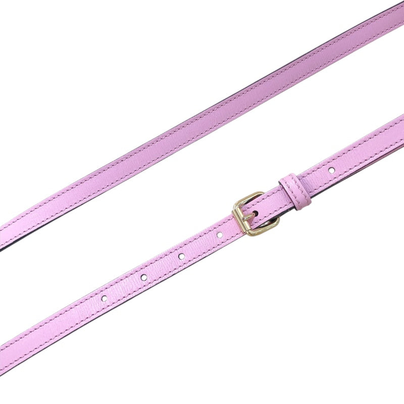 グッチ GUCCI ミニトート ばなにゃコラボ 671623 ピンク レザー レディース ショルダーバッグ