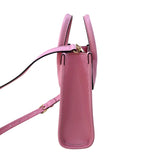グッチ GUCCI ミニトート ばなにゃコラボ 671623 ピンク レザー レディース ショルダーバッグ