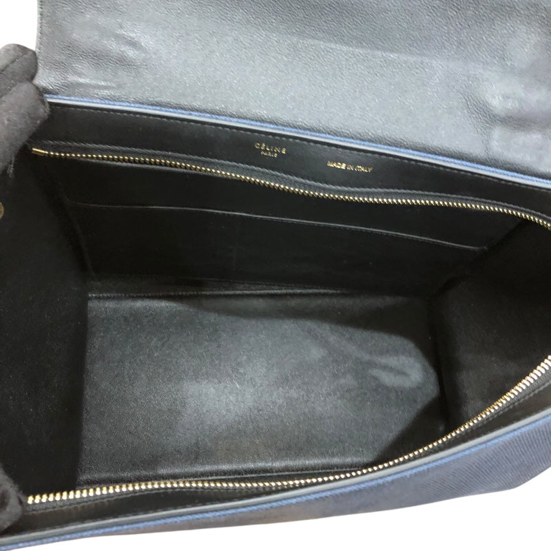 セリーヌ CELINE トラペーズ スモール 174683 ブラック・ネイビー・ベージュ カーフ・キャンバス ユニセックス ショルダーバッグ