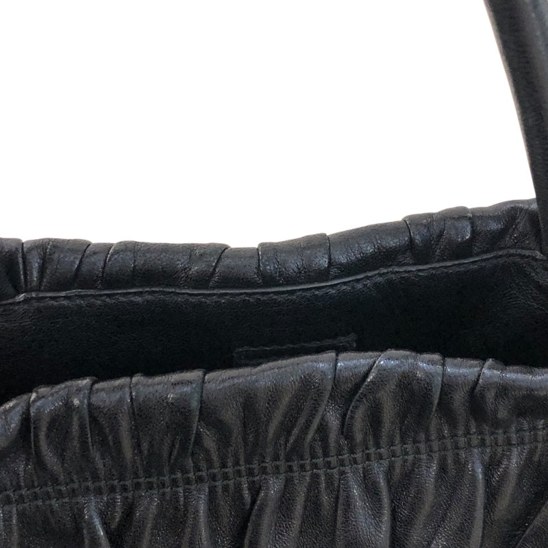 プラダ PRADA リボントートバッグ BN1932 ブラック 　ゴールド金具 ナッパレザー レディース トートバッグ