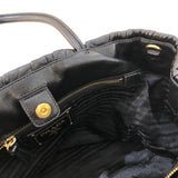 プラダ PRADA リボントートバッグ BN1932 ブラック 　ゴールド金具 ナッパレザー レディース トートバッグ