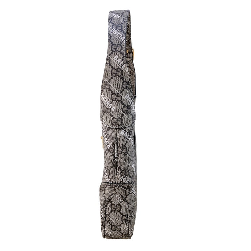 グッチ GUCCI ジャッキー1961 2WAY バレンシアガコラボ 63670 ベージュ ゴールド金具 GGスプリーム レディース ハンドバッグ
