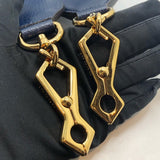 グッチ GUCCI GGカレイドショルダーバッグ 476466 ネイビー/イエロー PVCコーティングキャンバス/レザー レディース ショルダーバッグ
