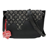 ルイ・ヴィトン LOUIS VUITTON ブサス・トーキョー NIGOコラボ M45971 ノワール モノグラム・デニム メンズ ショルダーバッグ