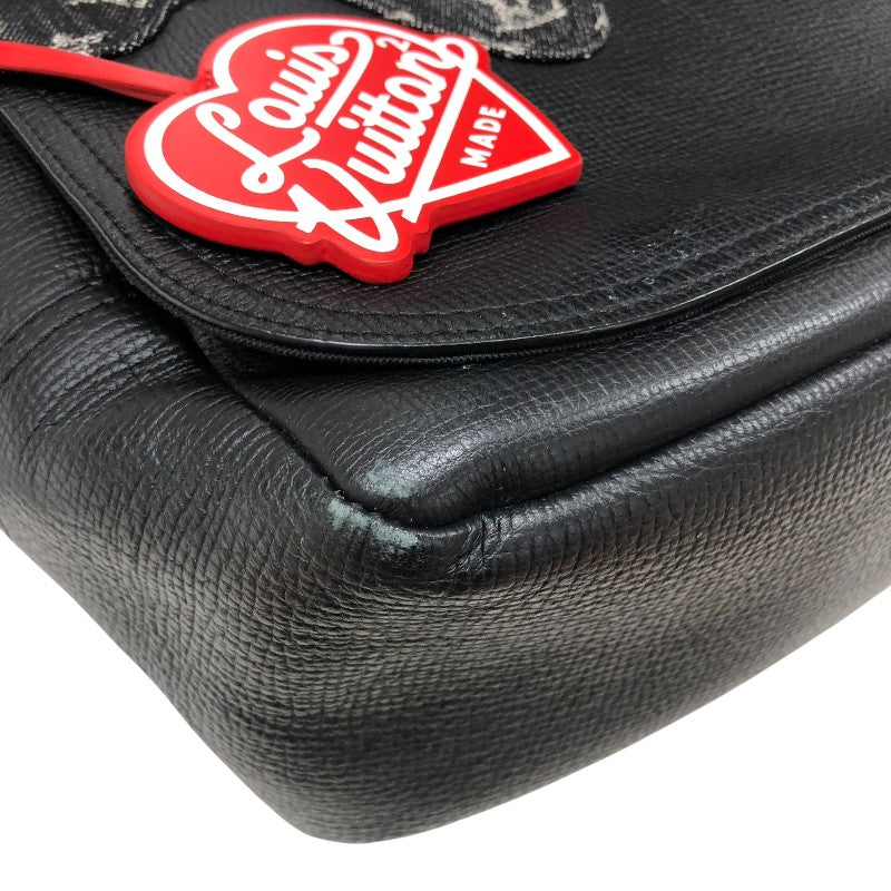 ルイ・ヴィトン LOUIS VUITTON ブサス・トーキョー NIGOコラボ M45971 ノワール モノグラム・デニム メンズ ショルダーバッグ