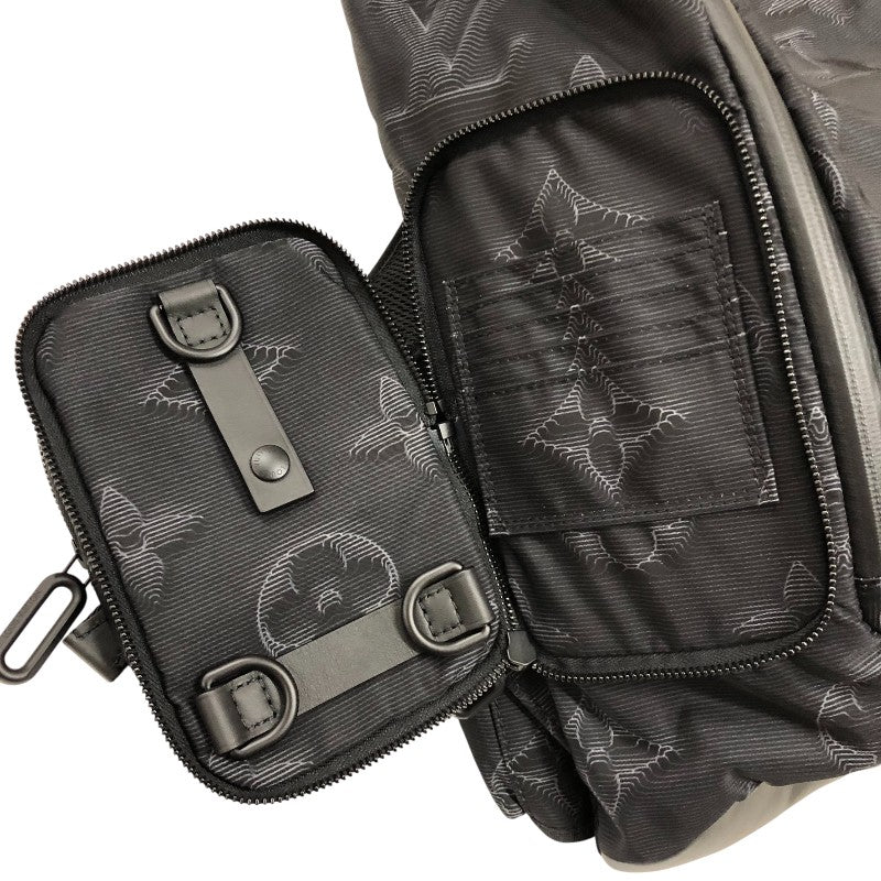 ルイ・ヴィトン LOUIS VUITTON マウンテン バックパック M45603 ブラック ナイロン/カーフ レディース リュック・デイパック