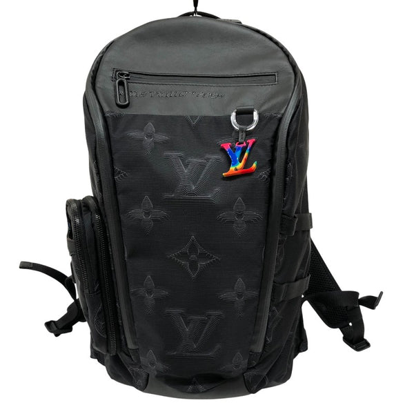 ルイ・ヴィトン LOUIS VUITTON マウンテン バックパック M45603 ブラック ナイロン/カーフ レディース リュック・デイパック