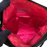 シャネル CHANEL カンボンショルダーバッグミディアム A25178 ブラック・シルバー金具 ラム レディース ショルダーバッグ