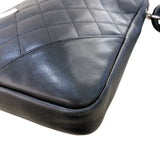 シャネル CHANEL カンボンショルダーバッグミディアム A25178 ブラック・シルバー金具 ラム レディース ショルダーバッグ
