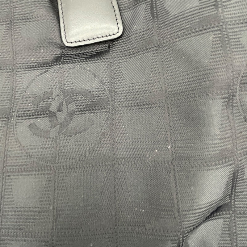 シャネル CHANEL ニュートラベルライン トート MM A15991　10番台 ブラック ナイロンジャガード レディース トートバッグ
