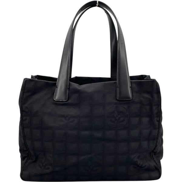 シャネル CHANEL ニュートラベルライン トート MM A15991　10番台 ブラック ナイロンジャガード レディース トートバッグ