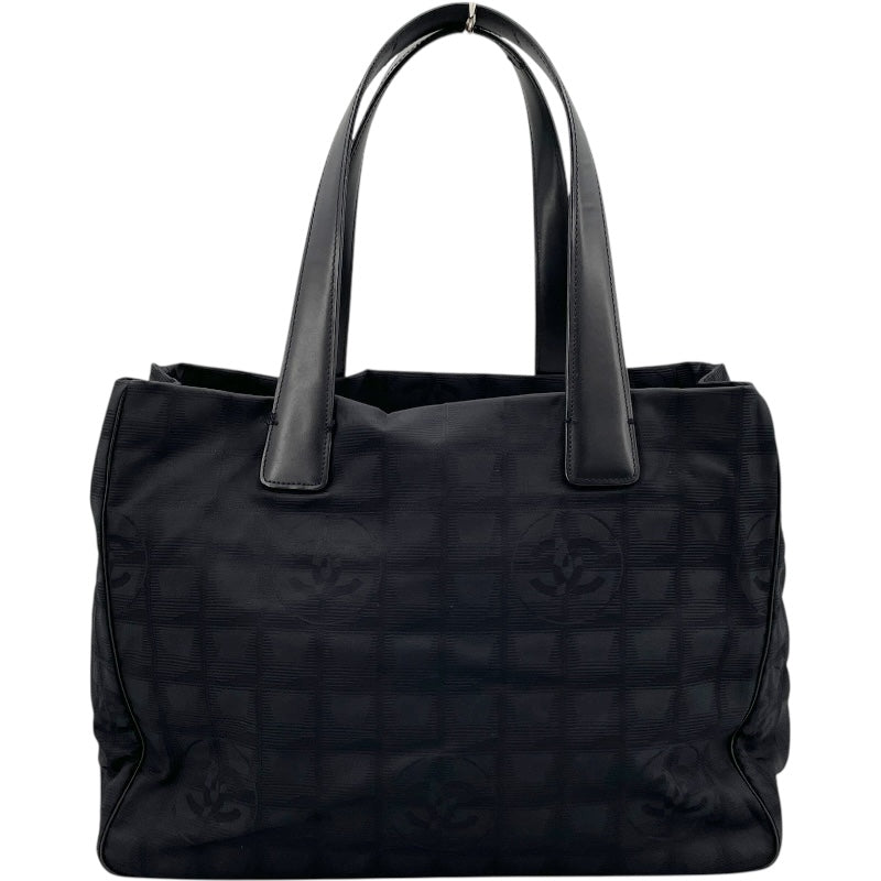 シャネル CHANEL ニュートラベルライン トート MM A15991　10番台 ブラック ナイロンジャガード レディース トートバッグ