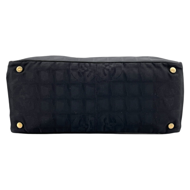 シャネル CHANEL ニュートラベルライン トート MM A15991　10番台 ブラック ナイロンジャガード レディース トートバッグ