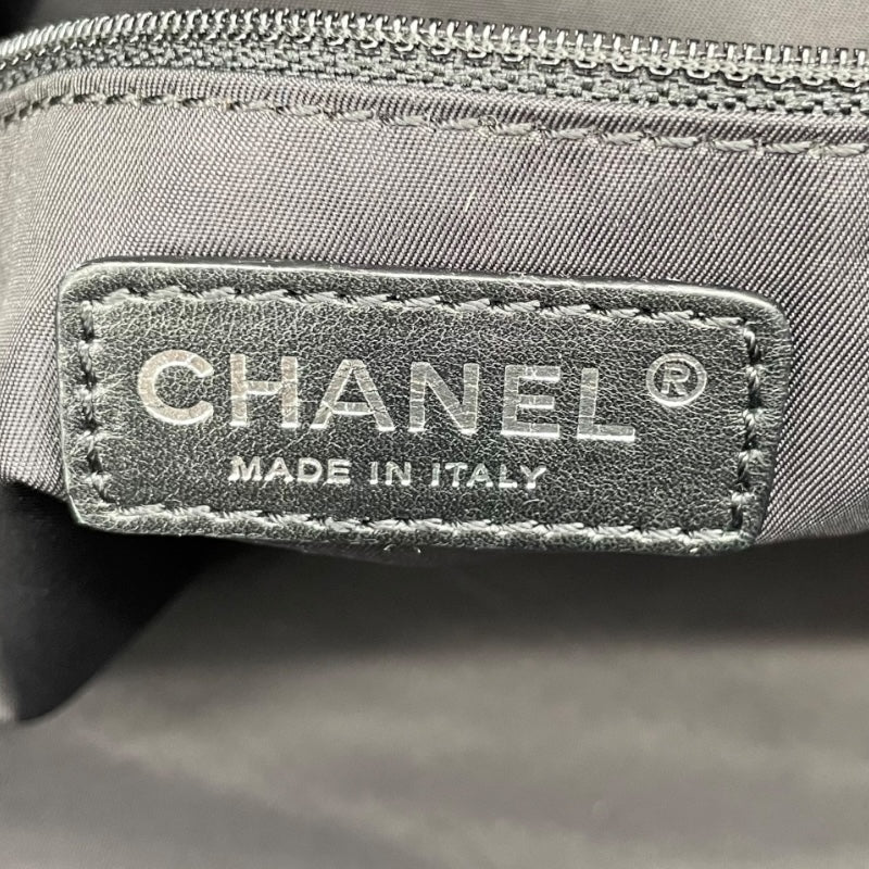 シャネル CHANEL パリビアリッツトートGM A34210 11番台 ブラック SV金具 コーディングキャンバス ユニセックス トートバッグ
