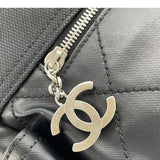 シャネル CHANEL パリビアリッツトートGM A34210 11番台 ブラック SV金具 コーディングキャンバス ユニセックス トートバッグ