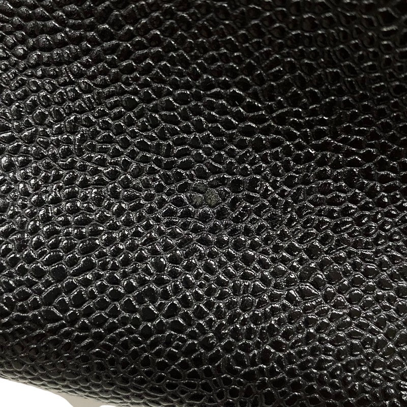 シャネル CHANEL ココマーク チェーントートバッグ A01804 5番台 ブラック ゴールド金具 キャビアスキン レディース ショルダーバッグ
