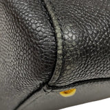 シャネル CHANEL ココマーク チェーントートバッグ A01804 5番台 ブラック ゴールド金具 キャビアスキン レディース ショルダーバッグ