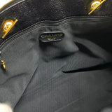 シャネル CHANEL ココマーク チェーントートバッグ A01804 5番台 ブラック ゴールド金具 キャビアスキン レディース ショルダーバッグ