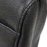 シャネル CHANEL ココマーク チェーントートバッグ A01804 5番台 ブラック ゴールド金具 キャビアスキン レディース ショルダーバッグ