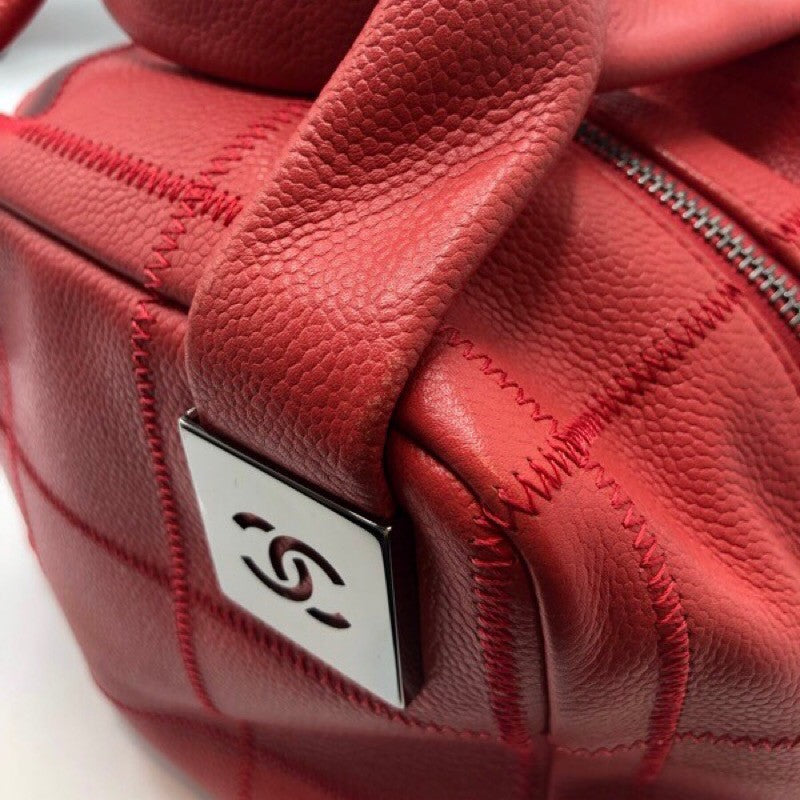 シャネル CHANEL チョコバーハンドバッグ A24184 キャビアスキン レディース ハンドバッグ